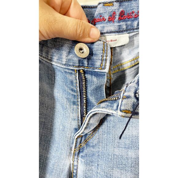 Vintage Levi’s “Little e” Curvy Bootcut Jeans Size 6S / W28 - Picture 9 of 14
